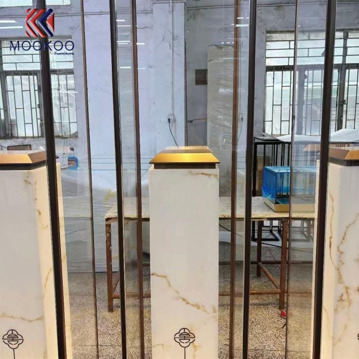 Luxury Marble Base Jewelry Display Tower factory