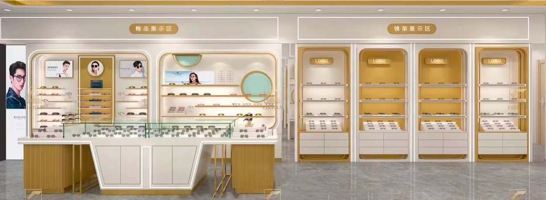 Shopping Mall Sunglasses Display Cabinet