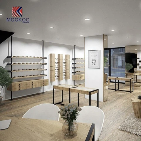 Вітрина для дерев'яних та металевих окулярів